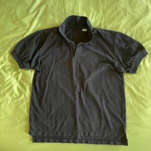 MEN'S T-SHIRT SHORT SLEEVES OPEN NECK 2 BUTTONS